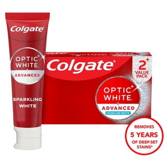 Colgate Optic White Sparkling White Toothpaste, Value Pack - 2 X 75ml