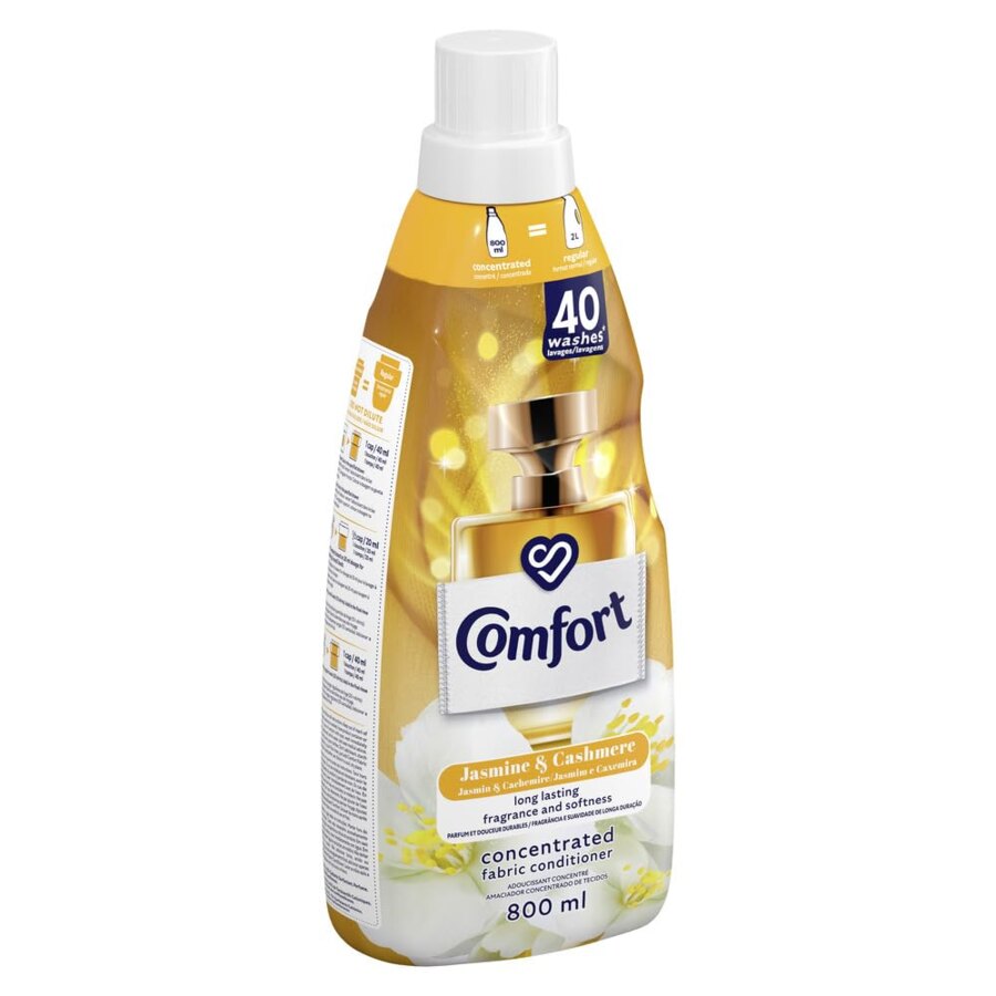 Comfort Jasmine&Cashmere Concentrated Laundry Fabric Softener Refill 800ml