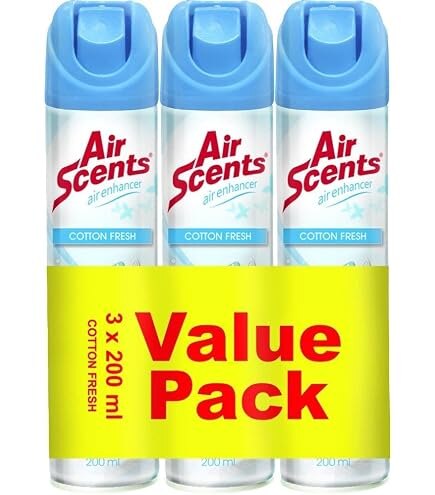 Shield Airscents Triple Pack Aerosol 200ml Mixed Fragrances