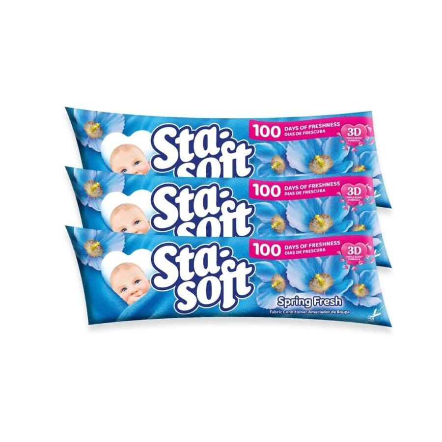 Sta-Soft Spring Fresh Fabric Softener Value Pack - 3x500ml