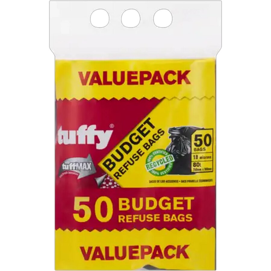 Tuffy - Budget Refuse Bag on a Roll 50's